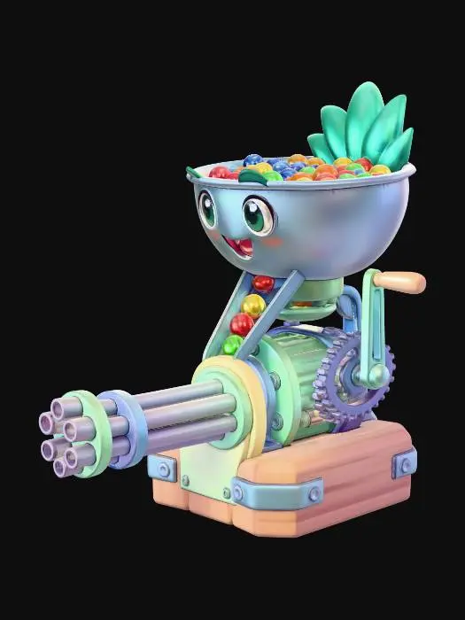 3D model for Gumball Gatling