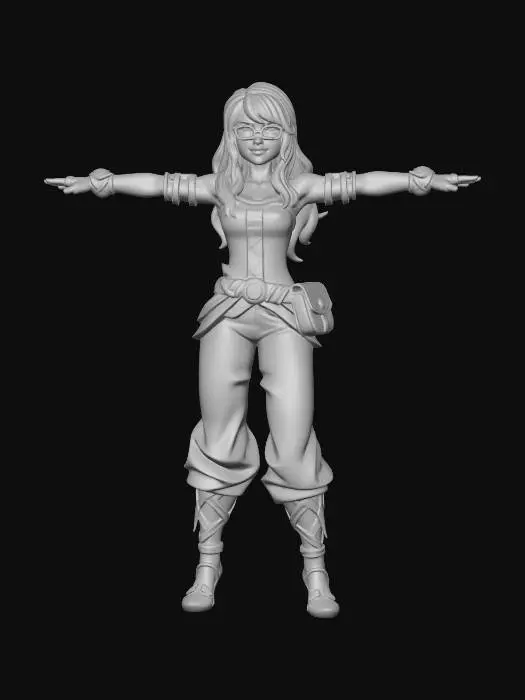 3D model for Open-Armed Adventurer