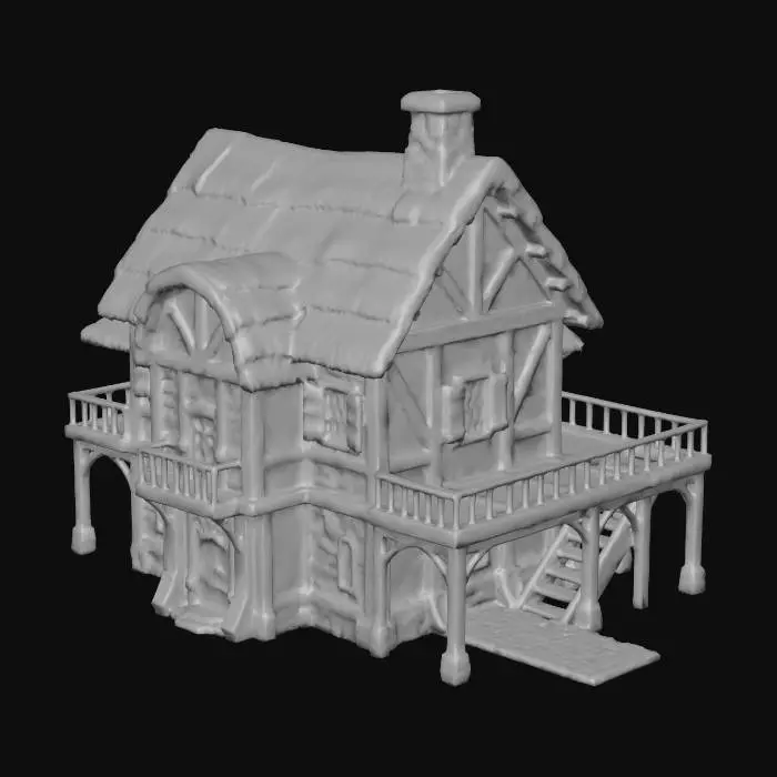 3D model for Medieval Tavern