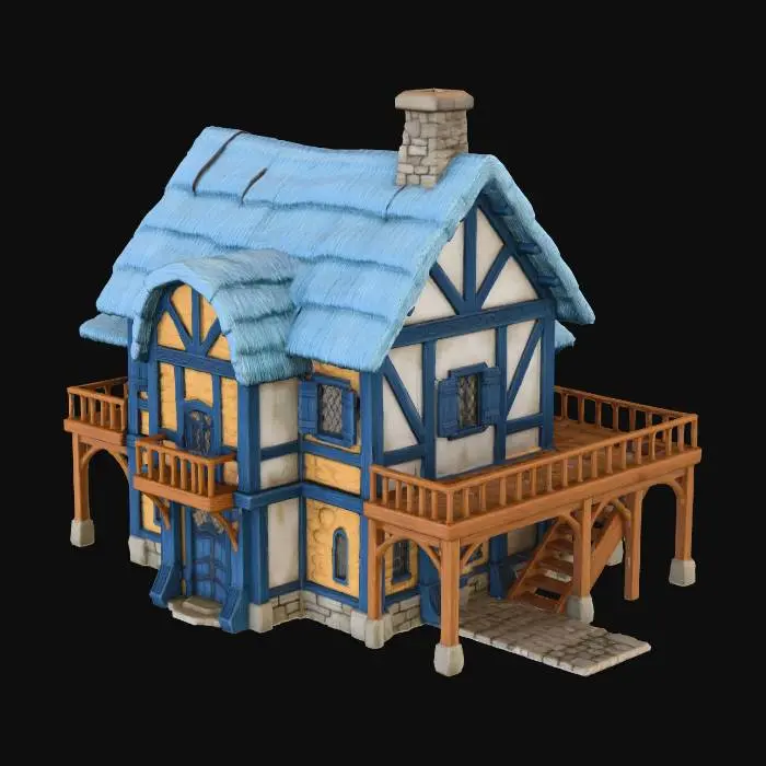 3D model for Medieval Tavern