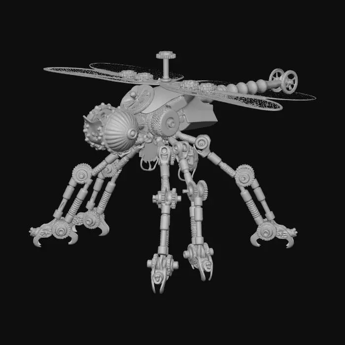3D model for Brass Dragonfly