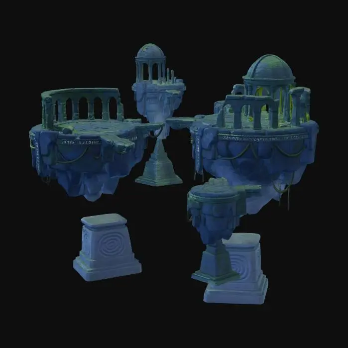 3D model for Skybound Ruins