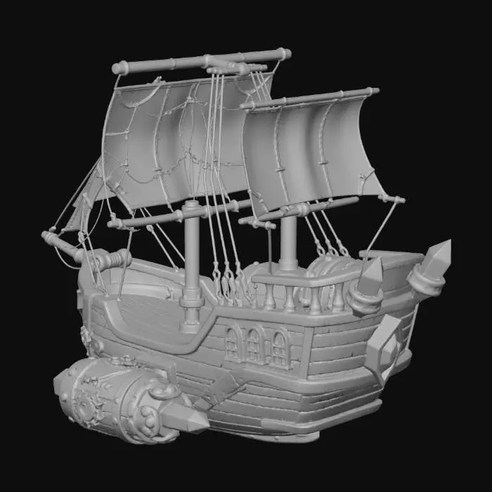 3D model for Emberbound Airship