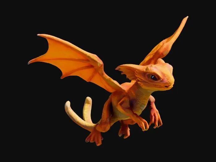 3D model for Tiny Dragon