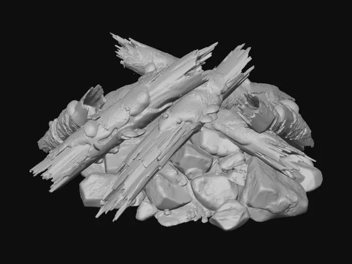 3D model for Mossy Timber Ruins