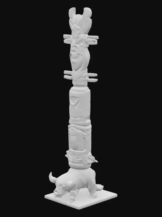 3D model for Totem Harmony #AroundTheWorld#,