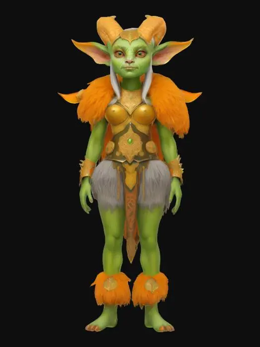 3D model for Dargon Goblin Matriarch