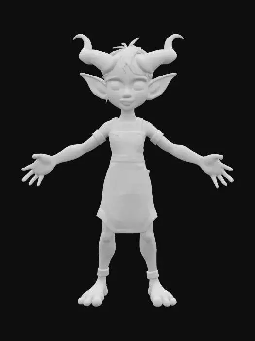3D model for Dargon Goblin Baker's Assistant