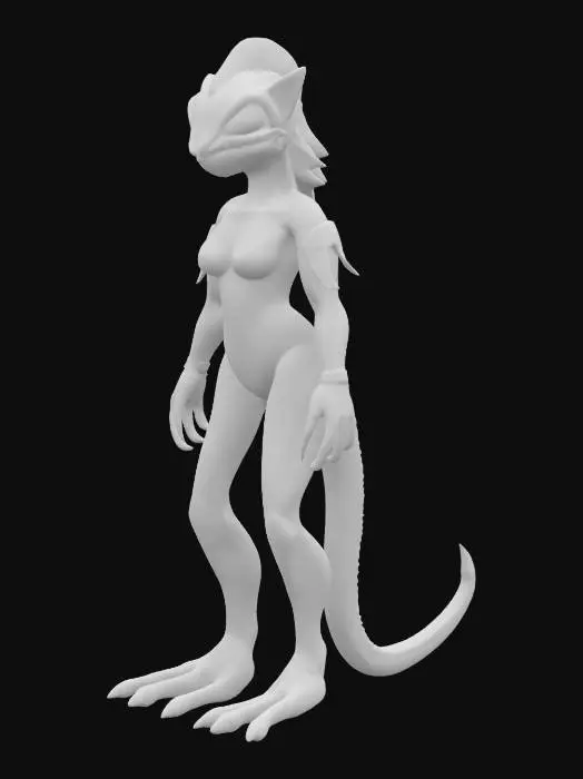 3D model for Galactic Chameleon Warrior