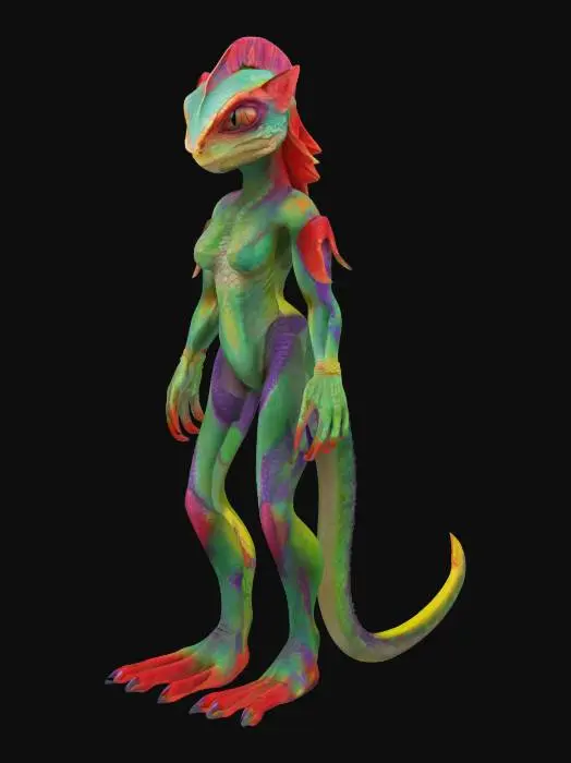 3D model for Galactic Chameleon Warrior