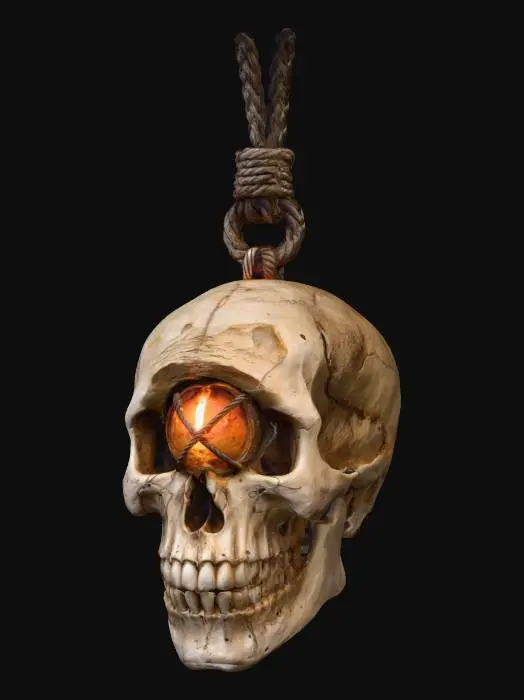 3D model for Cyclops Skull Lantern, #Halloween2025#