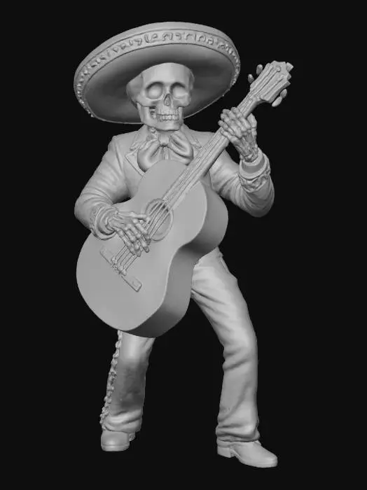 3D model for Calavera Guitarron , #Halloween2025#