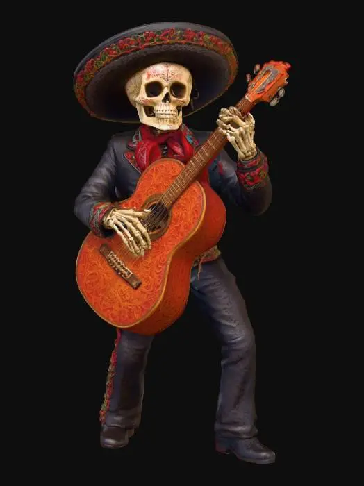 3D model for Calavera Guitarron , #Halloween2025#