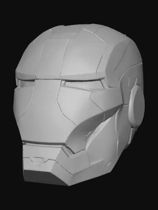3D model for Iron Man , #Halloween2025#, Mask