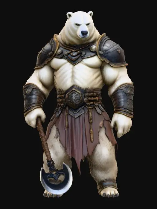 3D model for Polar Warrior
