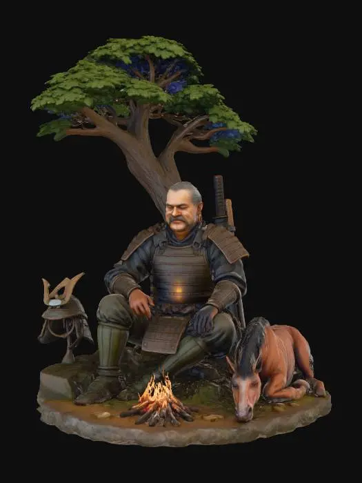 3D model for Warrior's Rest