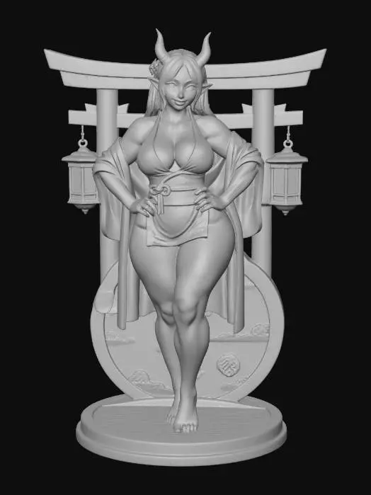 3D model for DragonKin Queen, Night Life
