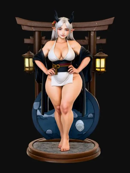 3D model for DragonKin Queen, Night Life