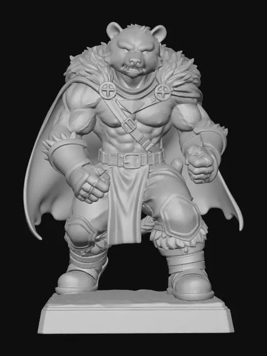 3D model for Bearman Pugilist Champion