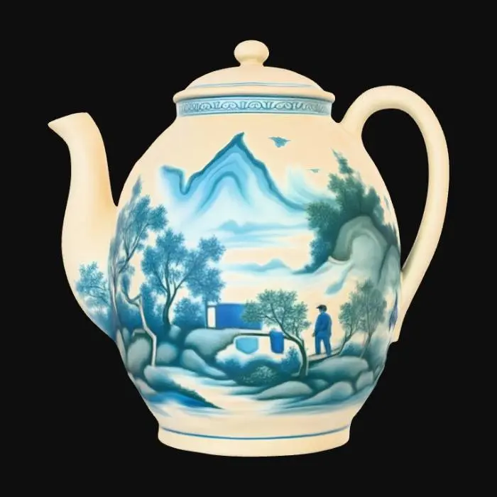 3D model for Shan Shui Porcelain Tea Pot