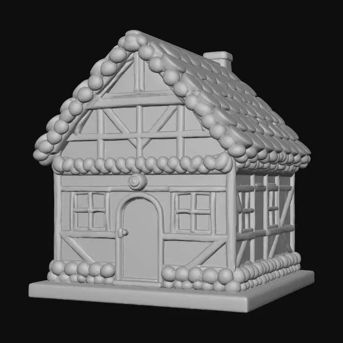 3D model for #Christmas2025#, Bavarian Gingerbread