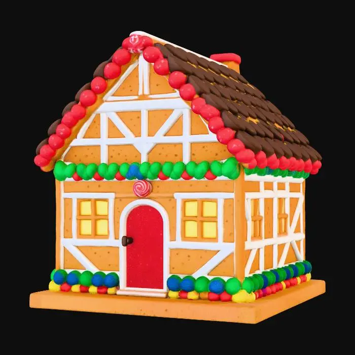 3D model for #Christmas2025#, Bavarian Gingerbread