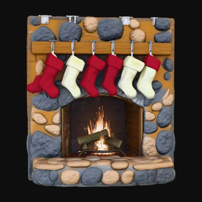 3D model for Holiday Hearthside Warmth, #Christmas2025#