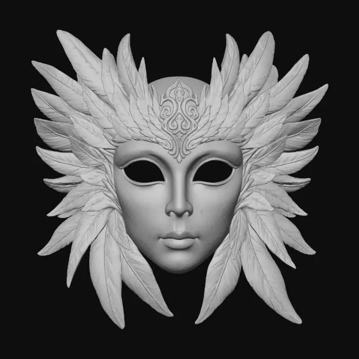 3D model for Fae Princess Mask