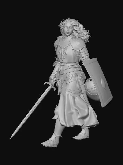 3D model for Fleur-de-Lis Knight