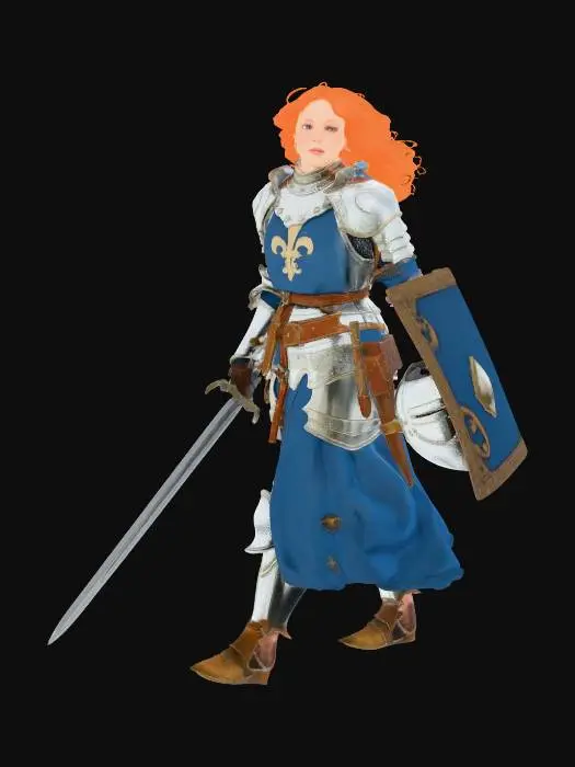 3D model for Fleur-de-Lis Knight