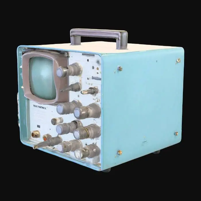 3D model for Tektronix 310A Oscilloscope from 1955