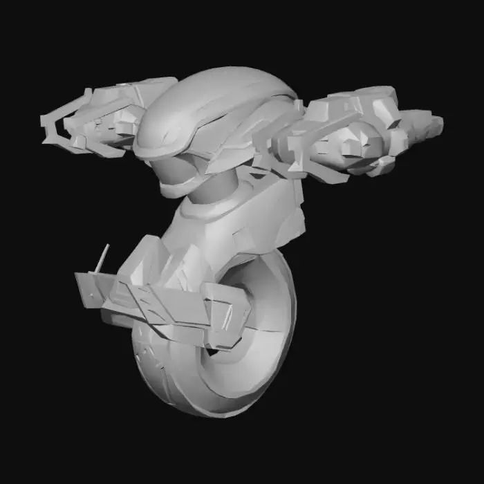 3D model for One-Wheel Vanguard
