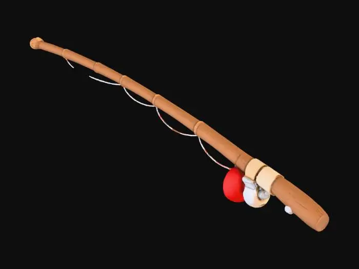 3D model for Fishing Rod Fantasy