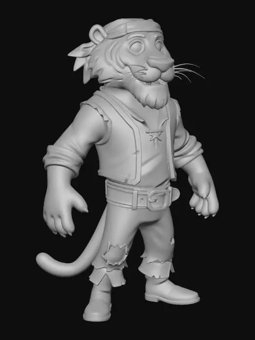 3D model for Pirate Tiger Adventure