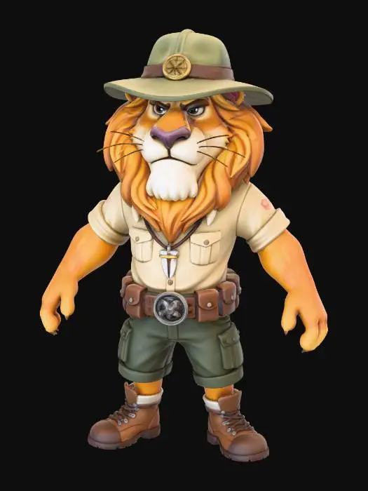 3D model for Scout Lion