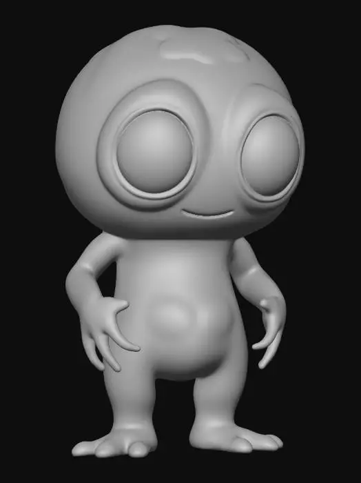 3D model for giga eyed monster only eyes can be seen and gelly body