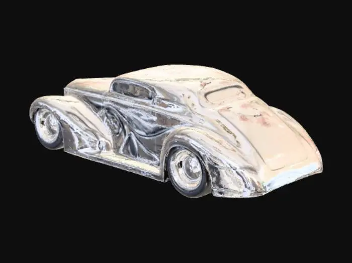 3D model for Flame Coupe Sketch