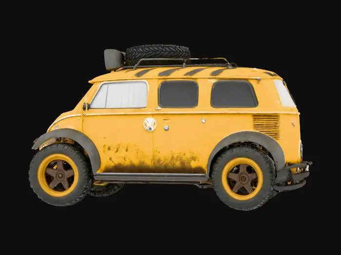 3D model for Offroad Adventure Bus