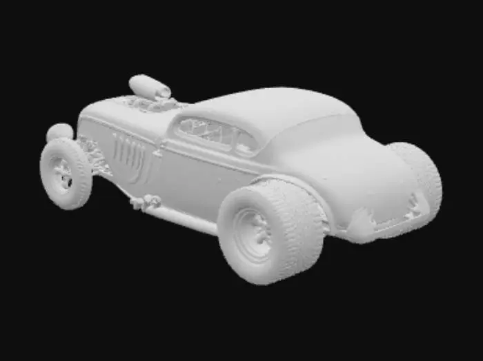 3D model for Green Blaze Hot Rod
