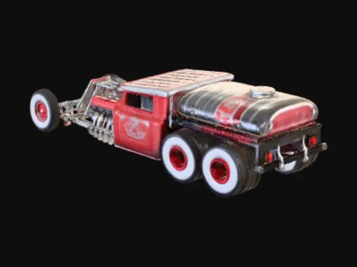 3D model for Retro Fuel Racer