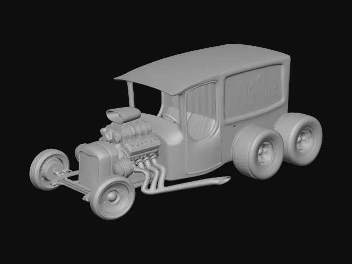 3D model for Butterfly Circus Car