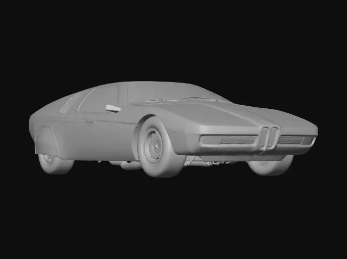 3D model for 1972 BMW Turbo Concept