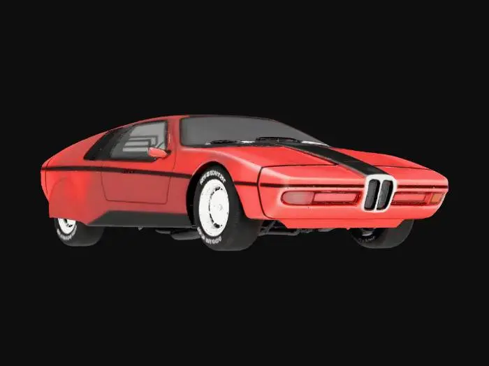 3D model for 1972 BMW Turbo Concept