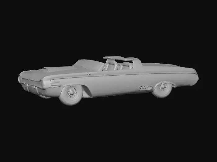 3D model for Red Retro Cruiser