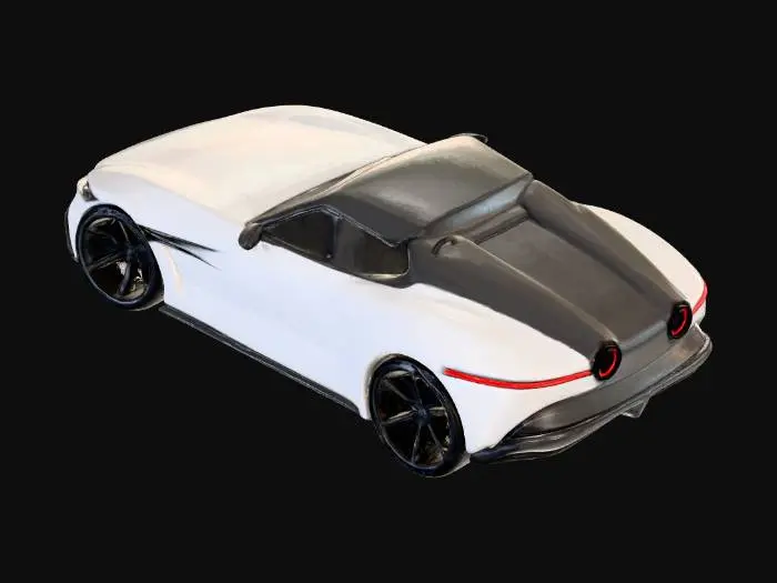 3D model for Futuristic Speedster
