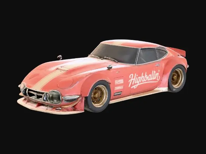 3D model for Highballin Racer