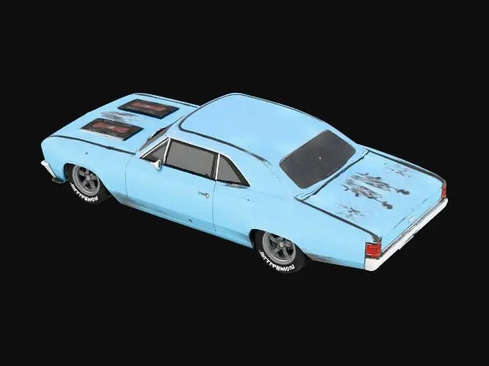 3D model for 1967 Chevelle SooperDooper Super Sport