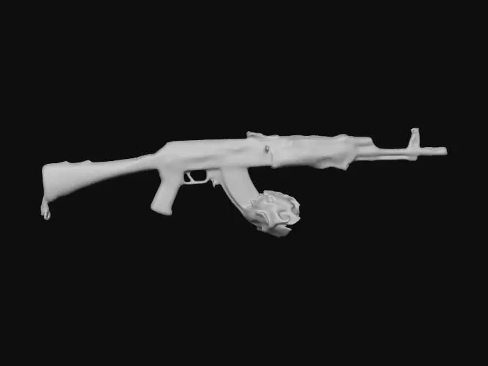 3D model for Infernal goblin Ak-47