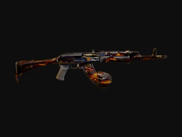 3D model for Infernal goblin Ak-47