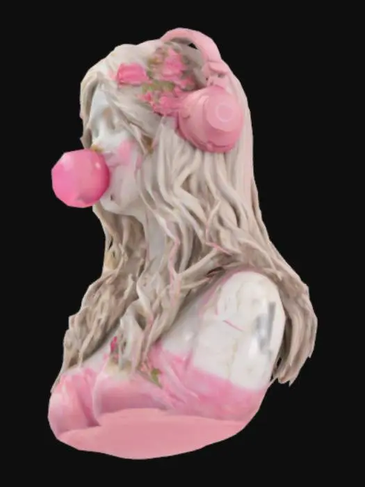 3D model for Bubblegum Harmony, #emblem#